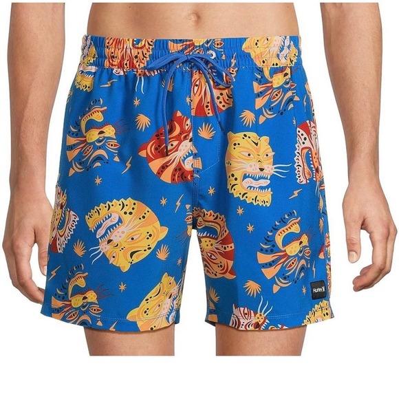 NWT - men's Hurley Cannonball Volley Swimsuit – Kingdom Blue – Size Small - Picture 1 of 5